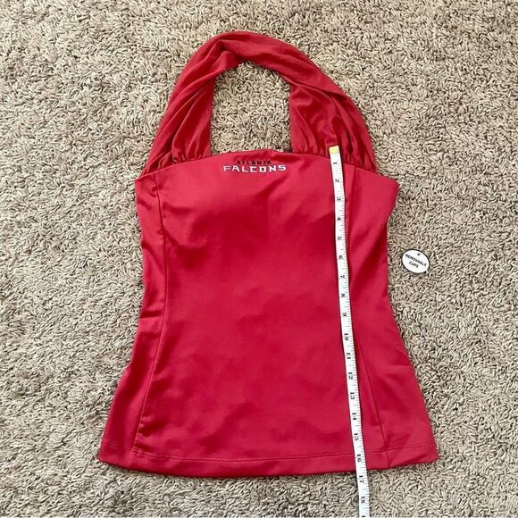 NFL All Sport Couture Red Atlanta Falcons Sports First Down Halter Top SZ XS NWT - Picture 9 of 11